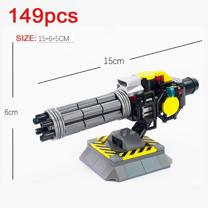 MOC Building Blocks Military Scene Character Accessories Assembled Artillery Mech Radar Receiving Station Bricks Gift Toy K063