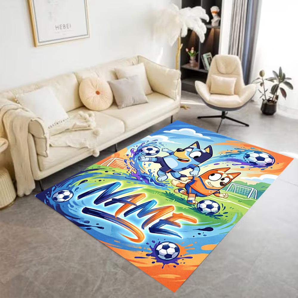 Halloween Friends Customized Name Carpet Perfect for Balcony Entryway Study Room Hallway Anti-slip Rug Anime Office Decor Birthday/Christmas Gift