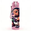 1PC Cute Beaver Backpack Cartoon Print 750ml Color Plastic Sports Water Bottle Leakproof Flip Straw Lid Suitable for Sports Office Home Use