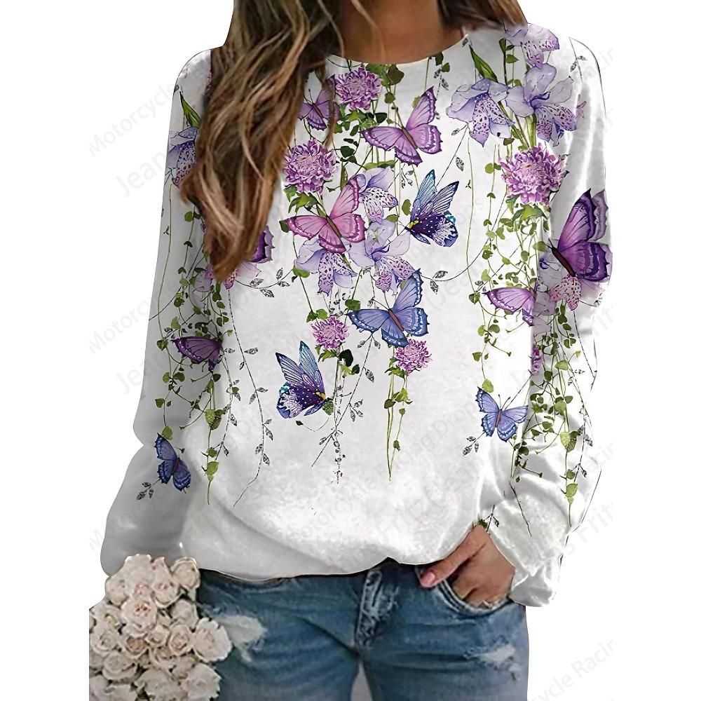 Women Fashion Crewneck Oversized Hoodies Women Sweats Streetwear Coat Clothes Female Sweatshirt