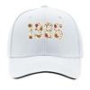 Floral Sunflower Wildflower Vintage Year Graphic Sandwich Baseball Cap Sun Cap Outdoor Workouts Hat