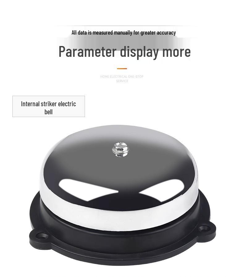 Sparkless Indoor/Outdoor Remote-Controlled Timed Electric Bell