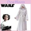Star Wars Leia Organa Solo Cosplay Kostým Bílé Šaty Oblečení Pro Dospělé Halloween