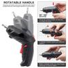Rotating Handle Electric Screw Driver Set Powerful Impact Hand Drill  Home Repairs