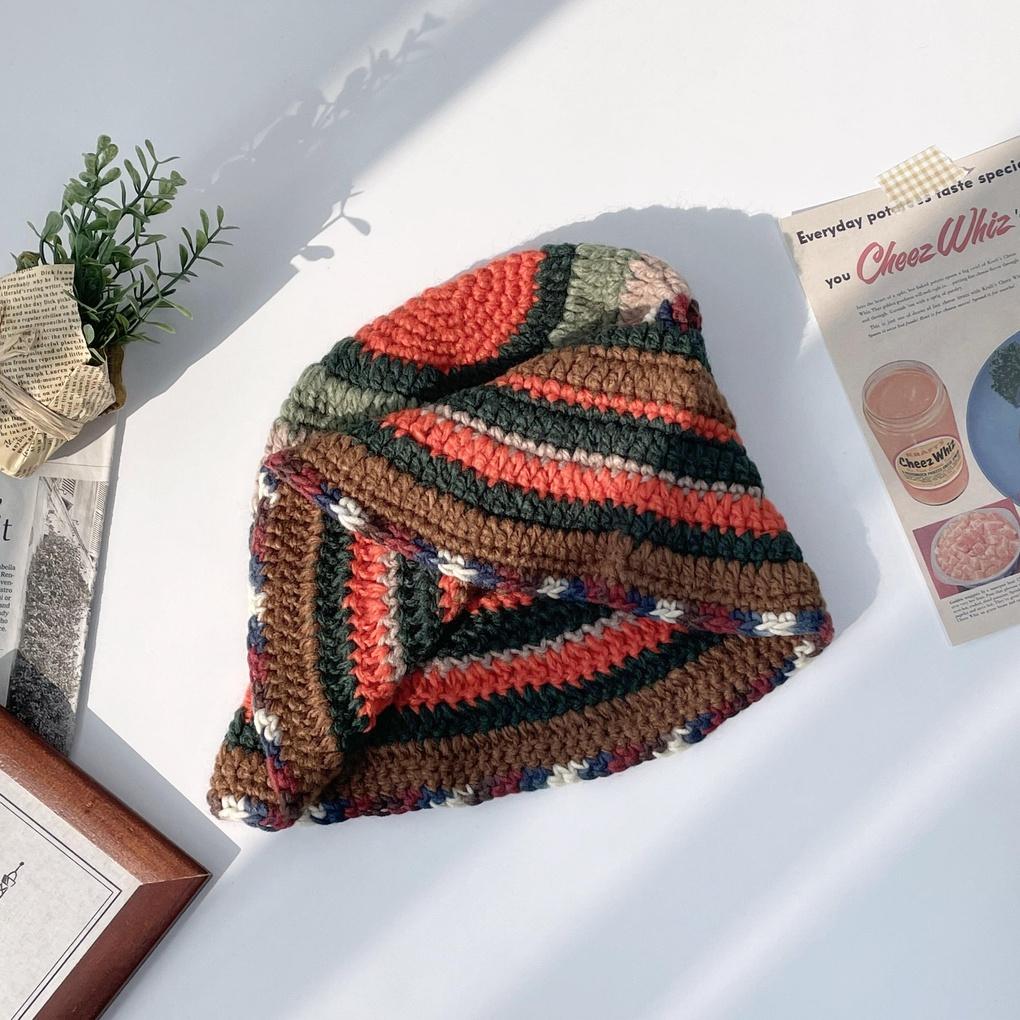 Women's and Men's Daily Color Block Bucket Hat