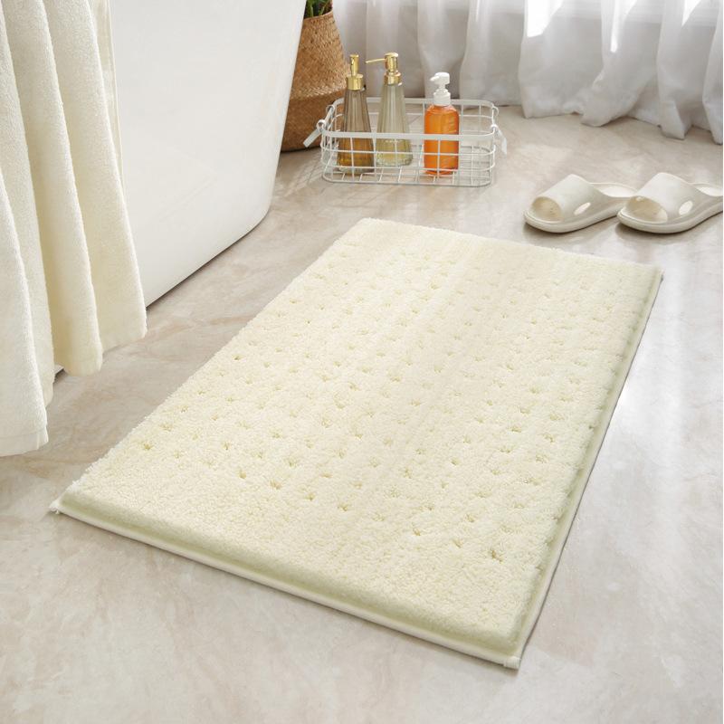 Bathroom Absorbent Mat Quick Drying Mat At Bathroom Door Thickened Plush Carpet Toilet Bathroom Non-slip Mat