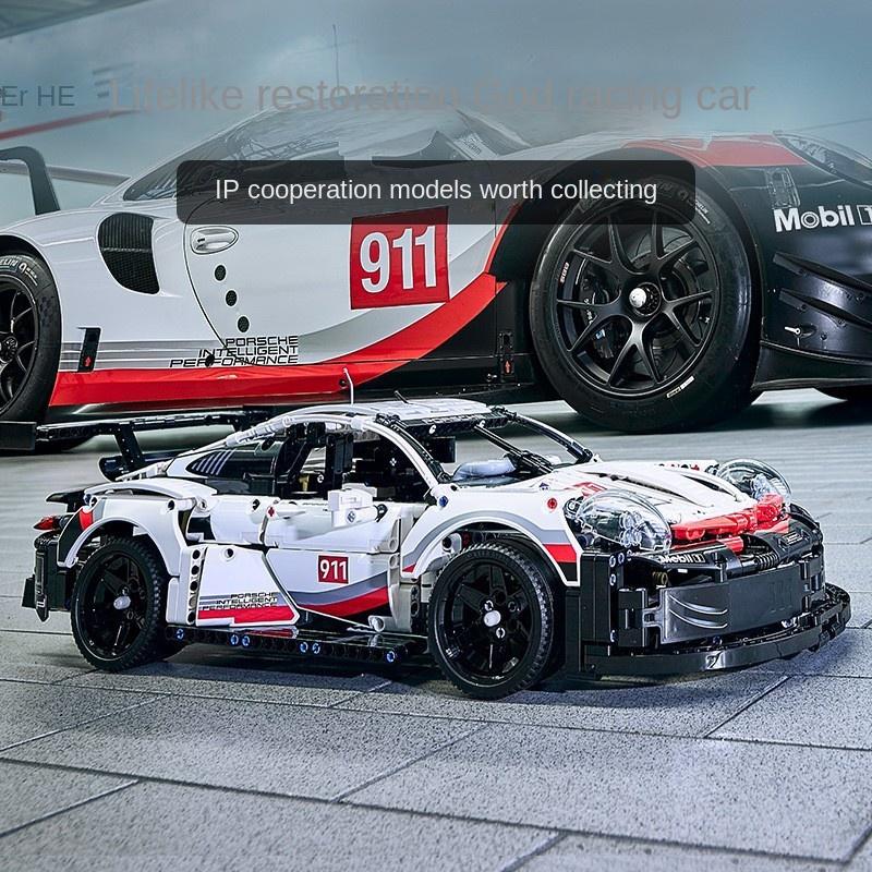Porsche Da Lanbo 911 Baoma Puzzle Assemblage Bloc de Construction Voiture Jouets