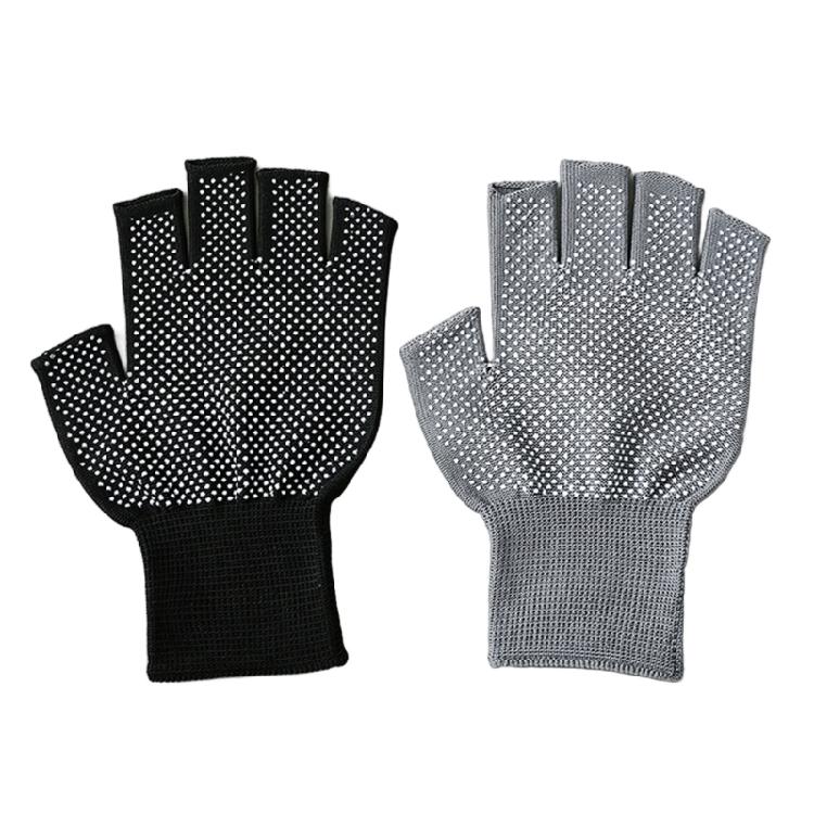 12Pair Breathable Sports Gloves Unisex Nylon Fingerless Gloves NonSlip Nylon Working Gloves for Women and Men