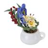 1:12 Scale Lily Flowers Miniature Doll House Potted Plants Simulation Decoration