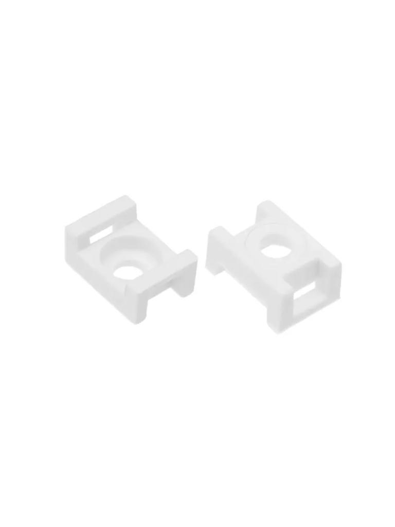 Mounting Base , Screw Mount Nylon Cable Tie Base Saddle Type