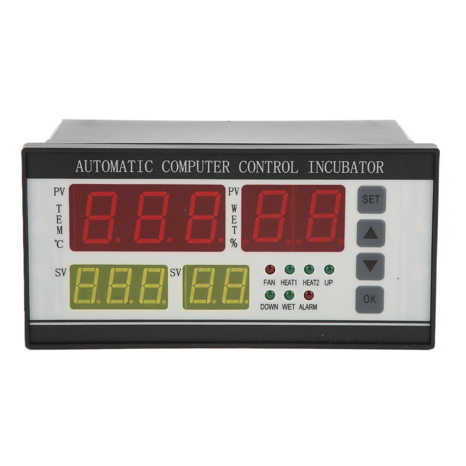 Egg Incubator Controller Thermostat Automatic Temperature Humidity Sensor Controller for Incubators Refrigerator220V
