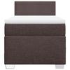 Exclusive House - Slatted Bed Base with Mattress Dark Brown 90x190 Cm