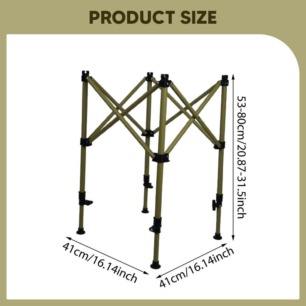 Adjustable Folding Table Leg Riser for BBQ, DIY, Kitchen, Repair