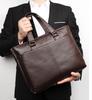 Herren-Aktentasche aus echtem Leder: Strapazierfähige, wasserdichte Laptoptasche aus Rindsleder für Anwälte und Pendler