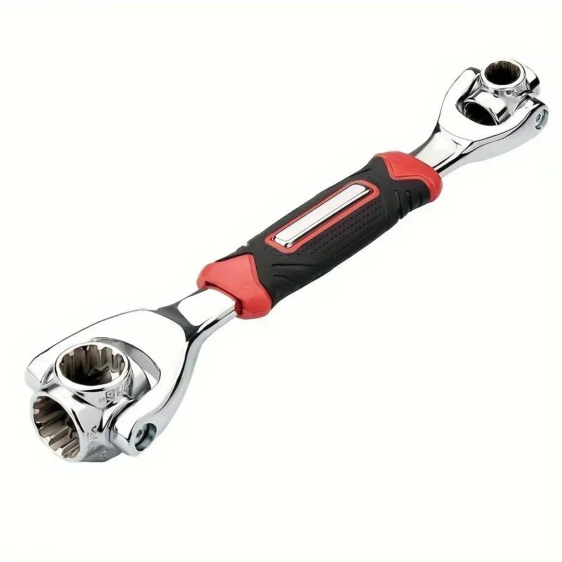 

52 in 1 Universal 360 Degree Rotary Wrench, Multifunctional Socket Wrench Combination, Manual Tool for Car Maintenance