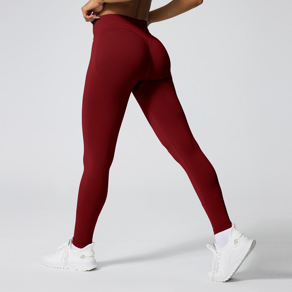 Seamless High Waist Peach Hip Yoga Pants For Women With Moisture Wicking Fitness Tights For Gym And Running
