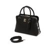 Daks Black Leather Tote Bag Dd Logo Dcba6e750bk