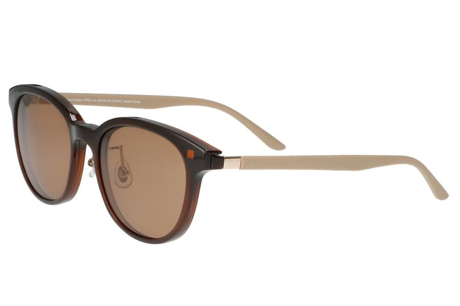 Zoff Glasses NIGHT DAY UV Prescription Can be worn over regular Eye Examination Lens dtk Boston-style 2-Way (Brown) & (Polarized) Sunglasses,