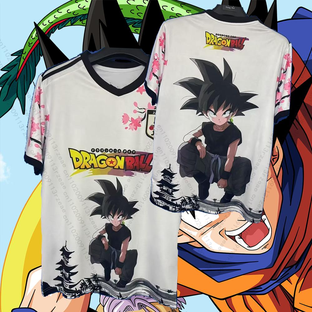 Japan Anime Monkey D Luffy One Piece Fußballtrikot Herren Cosplay Druck T-Shirt Sonderedition Kds Atmungsaktives Sporttrikot