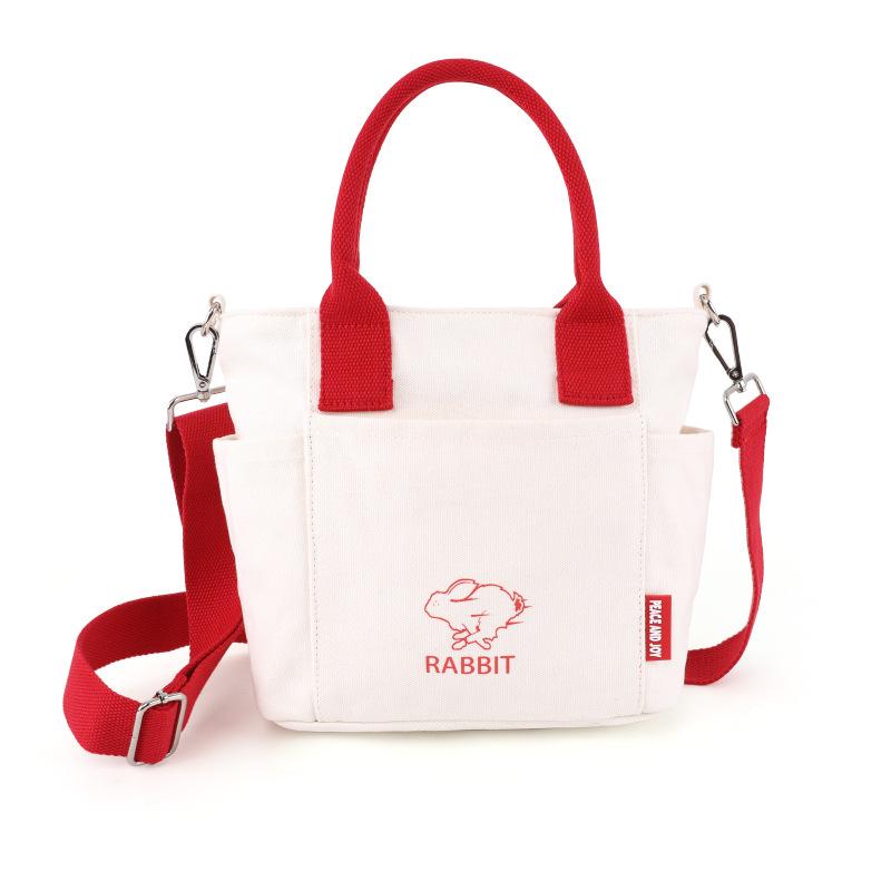 

Four Seasons Classic Canvas Bag Tote Bag Bento Handbag Multi-Pocket Practical Messenger Bag Women s Bag