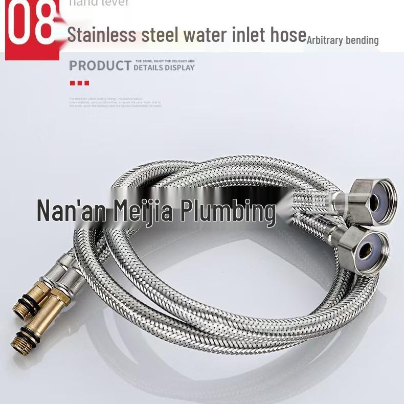 Black Stainless Steel Square Bathroom Basin Faucet - Hot & Cold Mixing