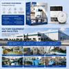 Robotic Vacuum Cleaner Teendow D63S Ultra With Intelligent Radar Scanning Navigation Remote 20000Pa Suction Power Control Via App White