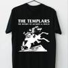 Camiseta Negra Con Parche Trasero The Templars Return Of Todas Las Tallas Vintage Fashion Stretched Comfortable Stylish