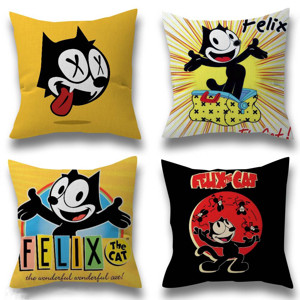 Movie FFelix CLASSIC the Cat Cushion Cover Pillowcase Upholstery Sofa Throw Pillow Home Decor Pillowcas