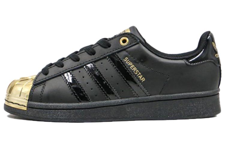 Női sportcipők adidas Superstar Metal Toe Fekete Arany Metál (női) Mag fekete/mag fekete/arany metál 37 gray