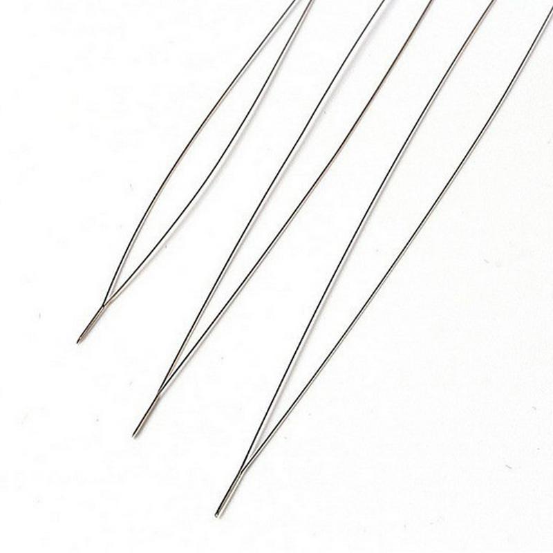 Assorted Beading Needles Large Eye Needles Collapsible Eye Beading Needles For String Seed Waist Beads Bracelet Necklace