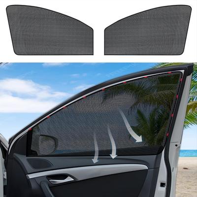 ZATOOTO Car Sun Shades For Driver Side Window, Front Window Sun Shade For Car Mesh Shade Protection From Heat And UV For Sleeping Camping