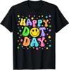 Studen Smile Face Happy Dot Day Teacher Design Unisex T-Shirt