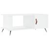 VidaXL Table basse blanc 90x50x40 cm bois d'ingénierie 829460