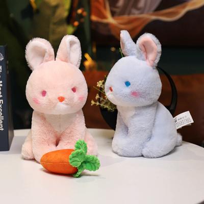 Simulation Kaninchenpuppe Jahr des Kaninchens Maskottchenpuppe Junge und Mädchen Geschenk Stoffpuppe Plüschtier