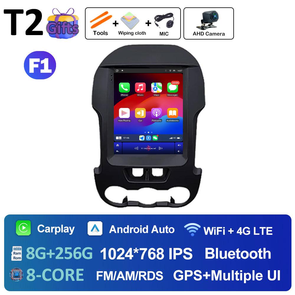 Intelligent System Wireless Carplay For Ford Ranger 2012 2013 2014 2015 Bluetooth Autoradio Cooling fan Touch Screen 4G No 2 din