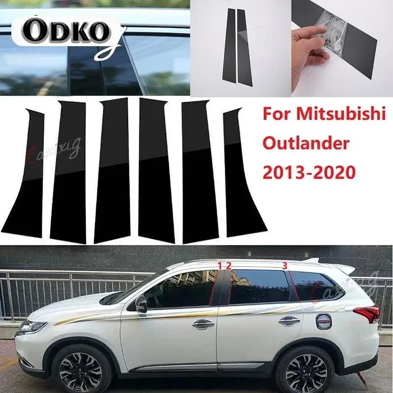 Car Accessories Door Window Trim Cover for Mitsubishi Outlander 2013-2017 2018 Pillar Posts Decoration Stickers