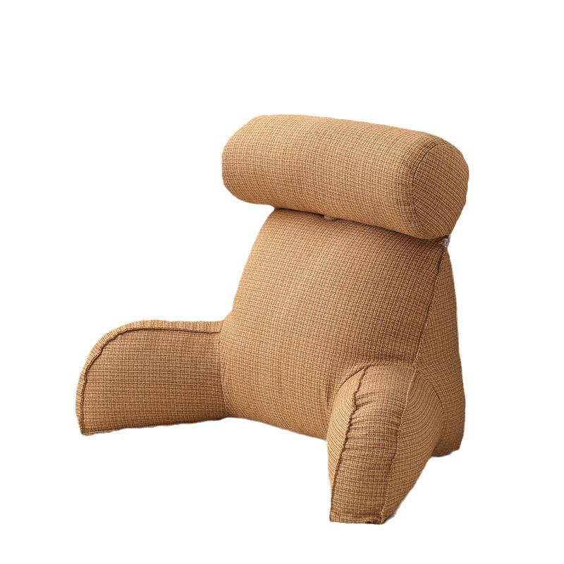 Großes Rückenlehnen-Lesekissen-Set mit Arm- und Nackenstütze - Füllung aus Perlenbaumwolle