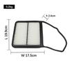 Car Air Filter for Toyota Prius XW20 1.5L Hybrid 2003 2004 2005 2006 2007 2008 2009 17801-21040