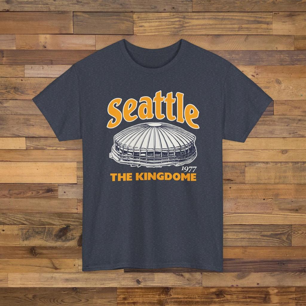 The Kingdome 1977 Ballpark T shirt - Seattle Mariners Baseball