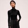 ONLY Women's 2024 Spring Lapel Knit A-Line Maxi Dress