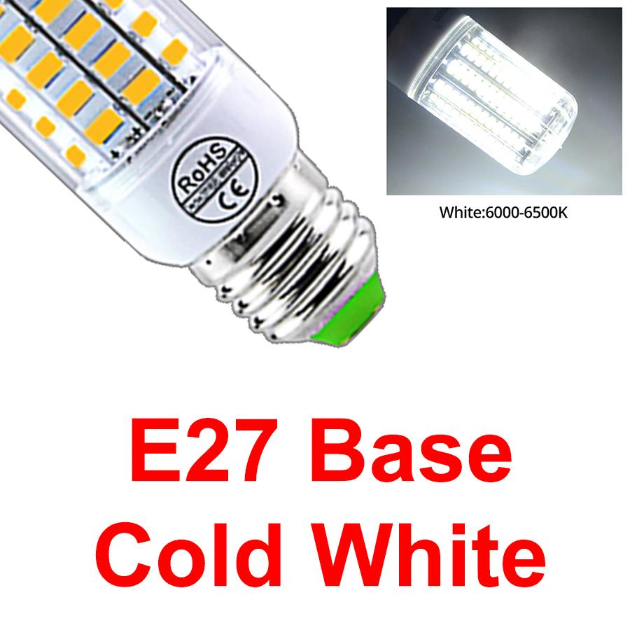 AC 220V E27 LED Lamp E14 LED SMD 5730 Corn Bulb 24 36 56 72LEDs Lamparas Chandelie for Home Ampoule LED Replacement Spotlight