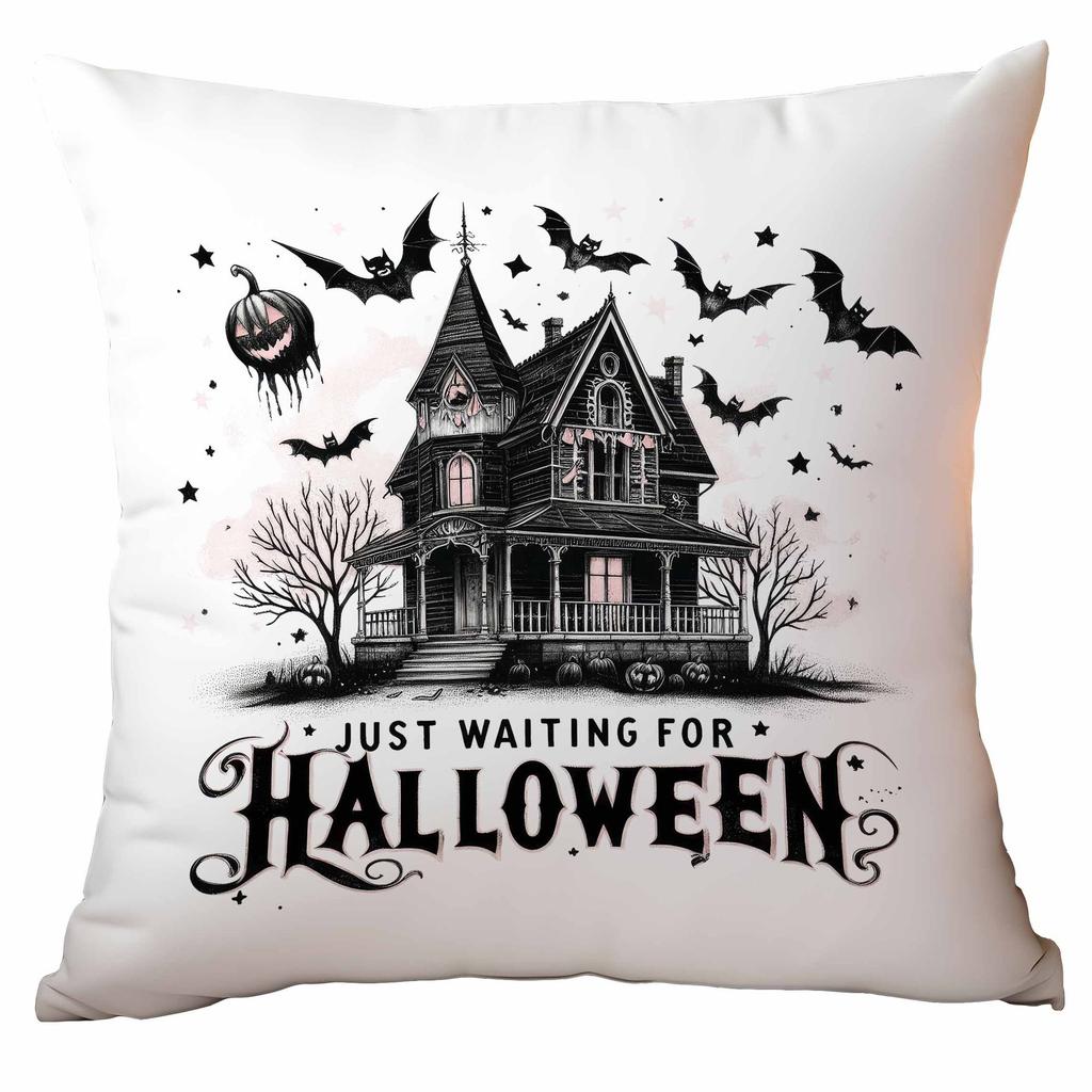 New Black Pink Halloween Pillowcase Home Holiday Decorative Cushion Pillowcase