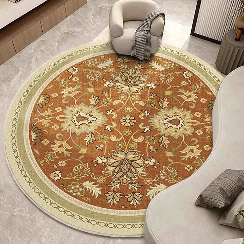 Round Carpet High Sense Ethnic Wave Bohemian Mandala Living Room Bedroom Rocking Chair Floor Mat