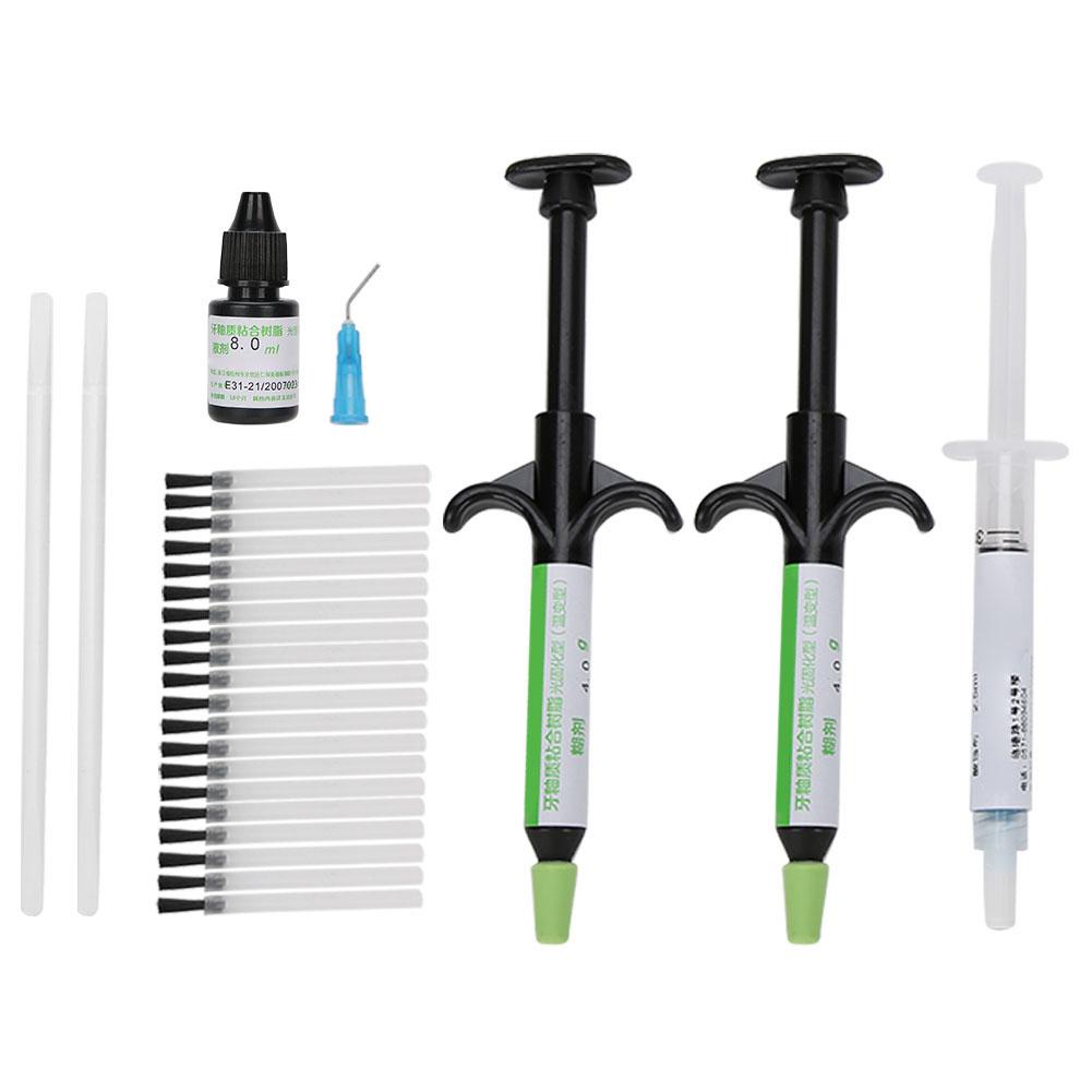 Dental Orthodontic Adhesive Kit Light Cure Green Glue Bonding System Tool AccessoryGreen Glue Large