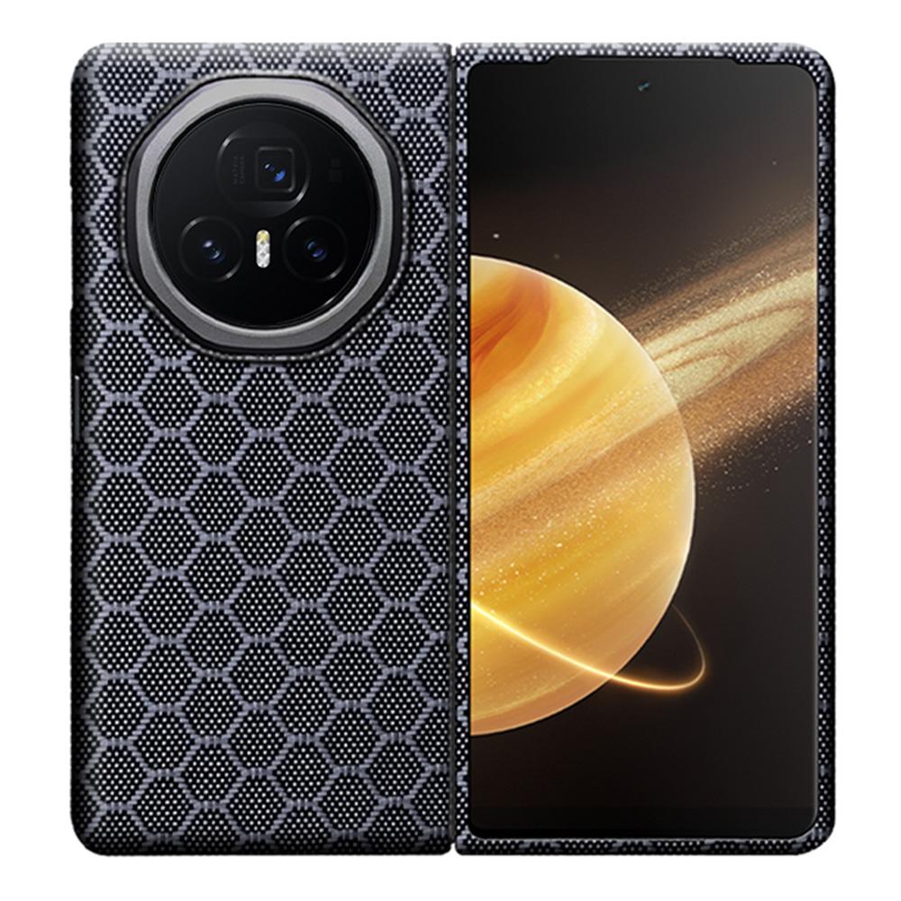 

For Honor Magic V3 5G Case Ultra Thin Aramid Fiber Honeycomb Texture Phone Cover A