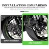 For KAWASAKI NINJA ZX6R ZX-6R 636 2024-2026 Motorcycle Parts Front Disc Cooling Air Ducts Brake Caliper Cooler Kit