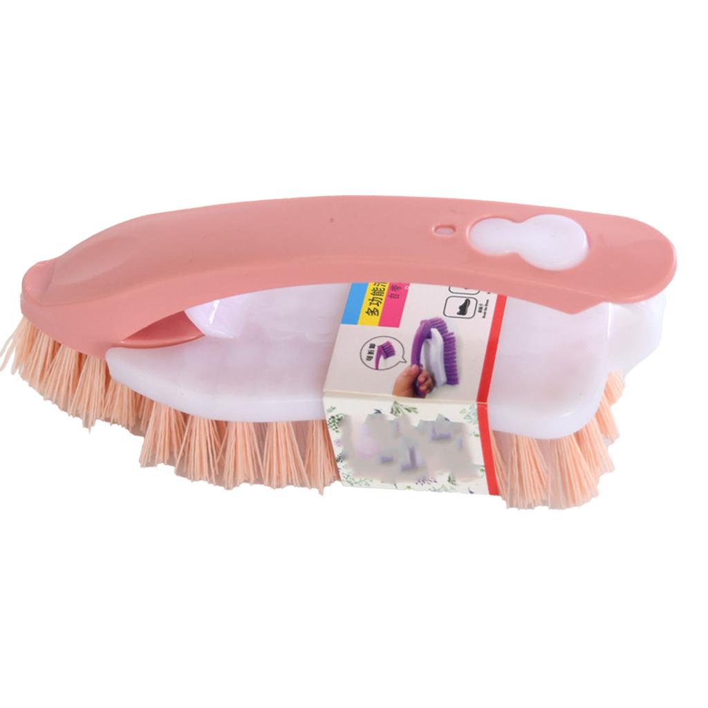 2 in 1 Cleaning Brush Multifunctional Handheld Removable Scrubbing Brush Gaps Brush Scrubber Shoe Brush
