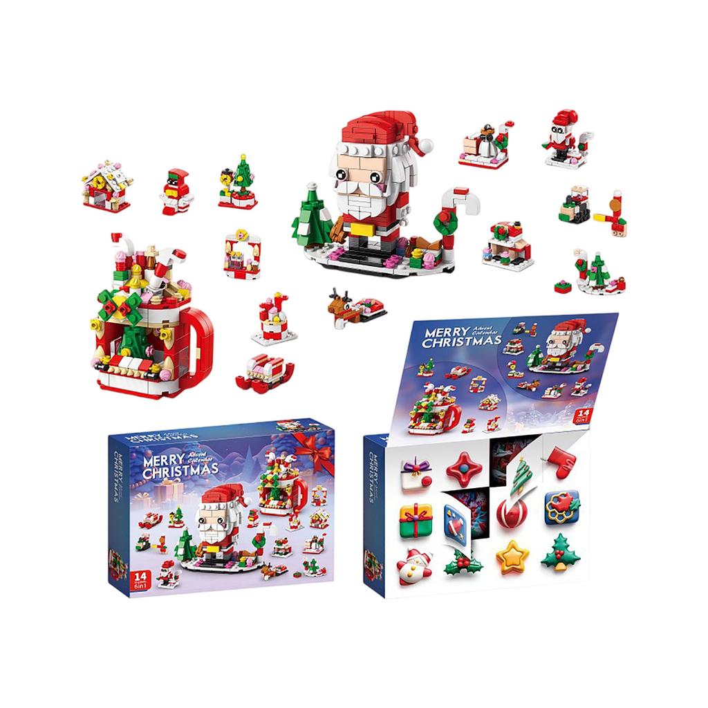 Christmas Countdown Calendar Includes Arrival Calendar, Christmas Enhanced Hands Skills, Surprise Christmas Collectibles