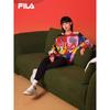 FILA Unisex Square Plaid Graffiti Knit Sweater