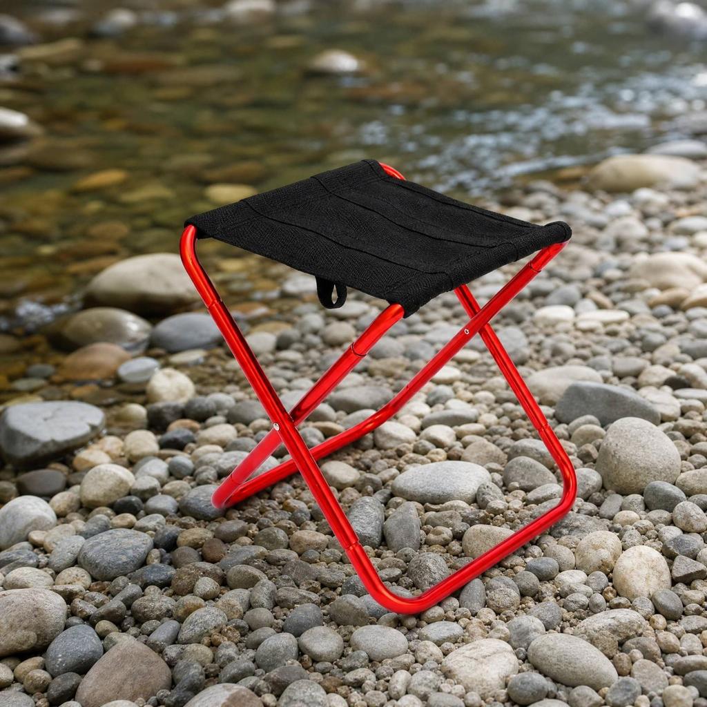 Portable Folding Stool with Carry Bag Compact for Fishing, Queues